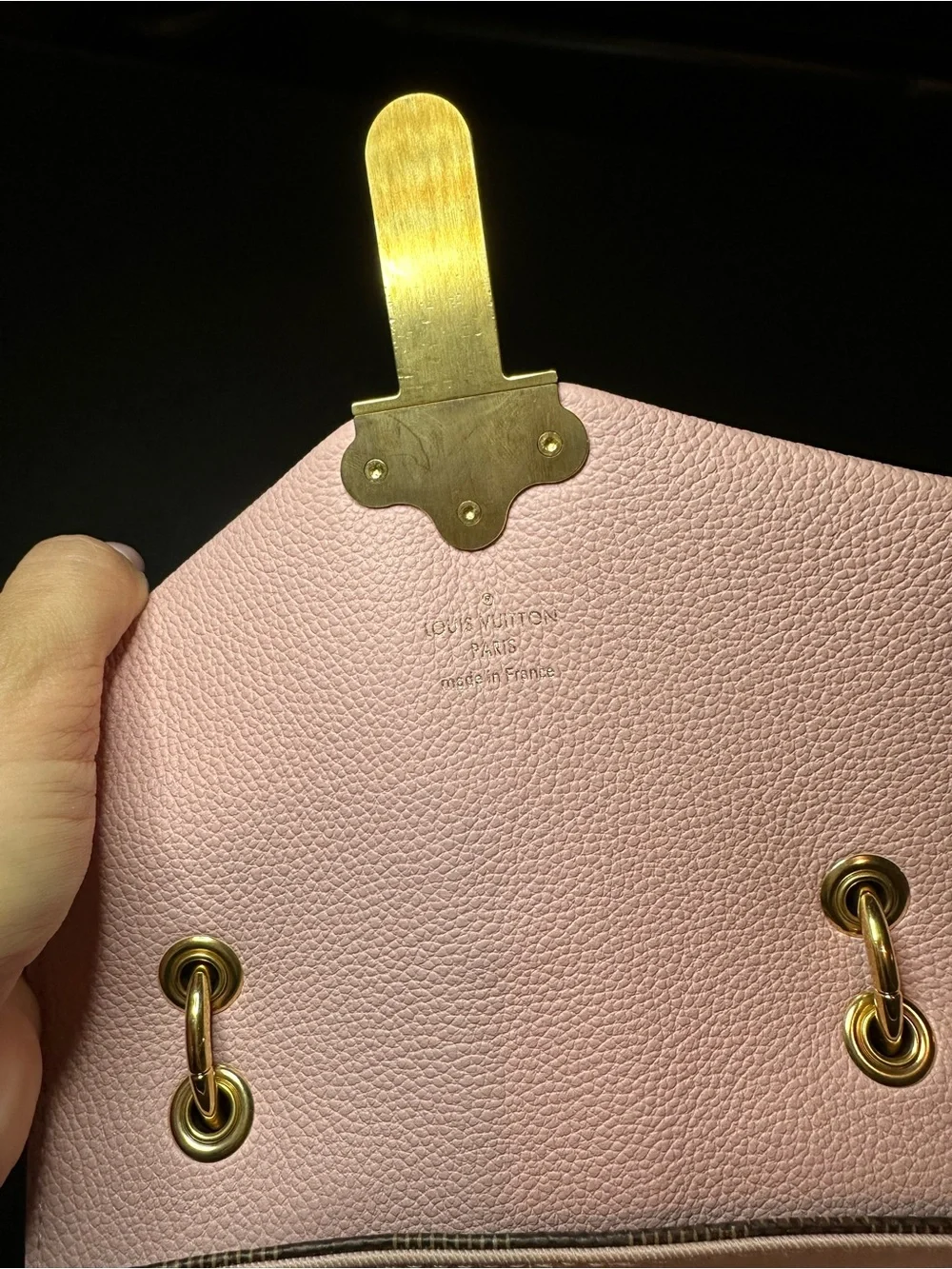 Louis Vuitton Clapton Backpack Damier Ebene Canvas Magnolia Pink - Picture 7 of 9